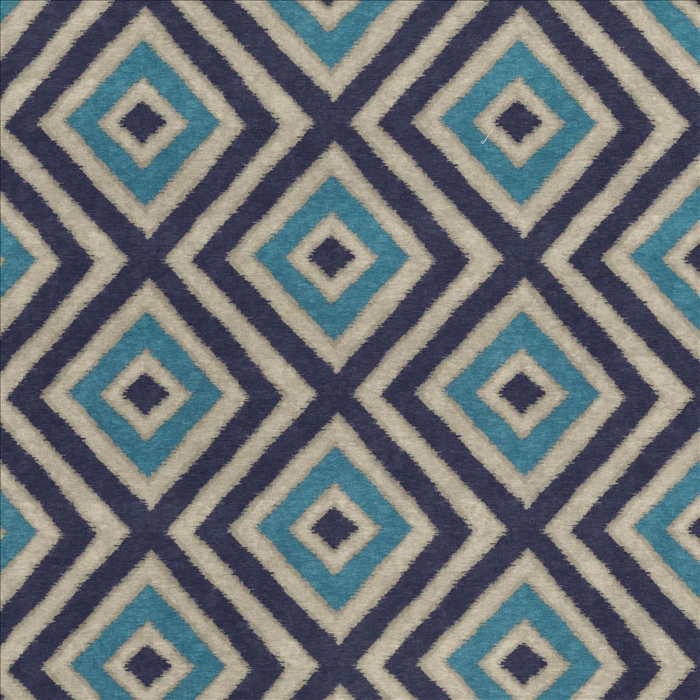 Marazzi Diamond Peacock by Kasmir Designer Fabric 1436 100% Polyester
 CHINA 51,000 Wyzenbeek Double Rubs </p><p>Repeat: Horizontal: 18 inches and Vertical: 12 4/8 inches 54 - Swanky Fabrics -