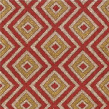 Marazzi Diamond Tomato by Kasmir Designer Fabric 1434 100% Polyester CHINA 51,000 Wyzenbeek Double Rubs H: 18 inches, V: 12 4/8 inches 54 - Swanky Fabrics - Kasmir