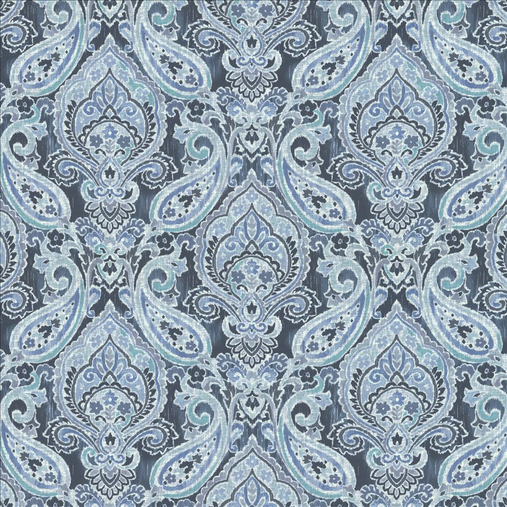 Margot Denim by Kasmir Designer Fabric 1454 100% Polyester
 CHINA </p><p>Repeat: Horizontal: 27 inches and Vertical: 26 inches 53 - Swanky Fabrics -