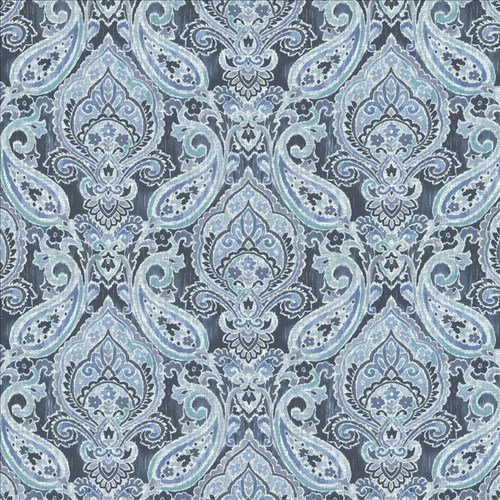 Margot Denim by Kasmir Designer Fabric 1454 100% Polyester
 CHINA </p><p>Repeat: Horizontal: 27 inches and Vertical: 26 inches 53 - Swanky Fabrics -