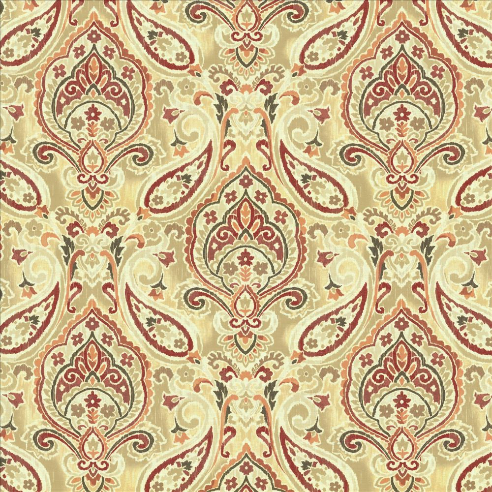 Margot Pottery by Kasmir Designer Fabric 1452 100% Polyester
 CHINA 30,000 Wyzenbeek Double Rubs </p><p>Repeat: Horizontal: 27 inches and Vertical: 26 inches 53 - Swanky Fabrics -