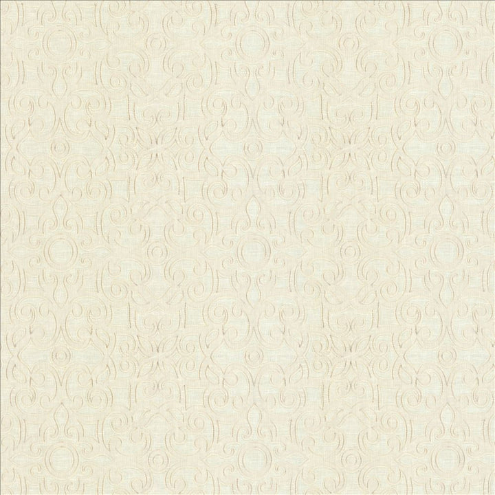 Marvelous Scroll Ivory by Kasmir Designer Fabric 5111 70% Polyester
30% Cotton
 INDIA </p><p>Repeat: Horizontal: 10 inches and Vertical: 9 inches 51 - 56 - Swanky Fabrics -
