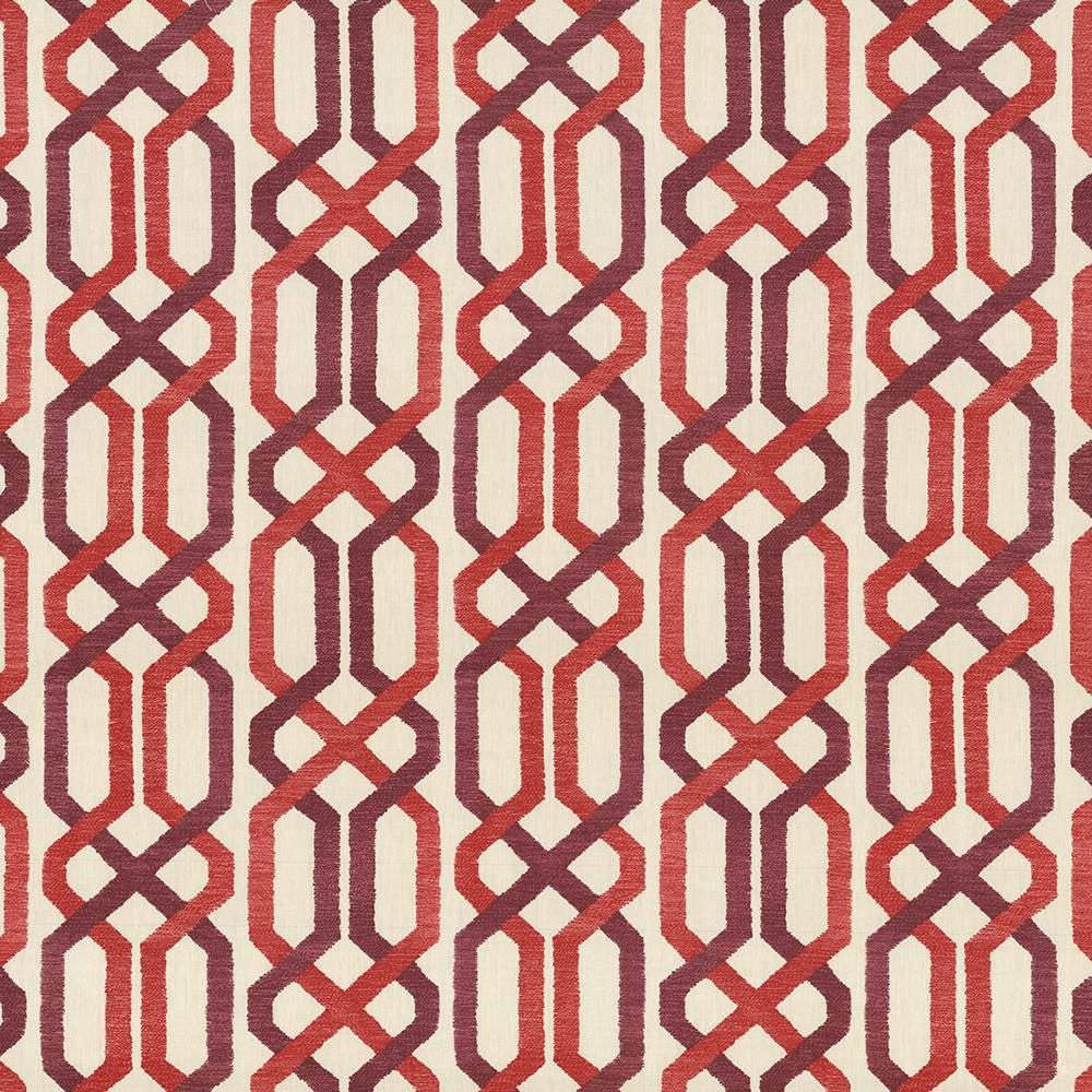 Maze Fret Sorbet by Kasmir Designer Fabric 5064 100% Cotton
 USA </p><p>Repeat: Horizontal: 13 4/8 inches and Vertical: 9 inches 54 - Swanky Fabrics -