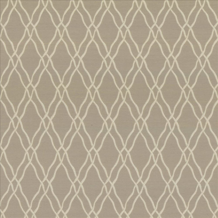 Meander Trellis Flax by Kasmir Designer Fabric 5066 100% Polyester
 CHINA </p><p>Repeat: Horizontal: 3 4/8 inches and Vertical: 7 6/8 inches 56 - 57 - Swanky Fabrics -