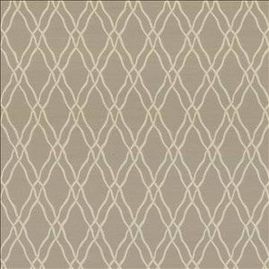 Meander Trellis Flax by Kasmir Designer Fabric