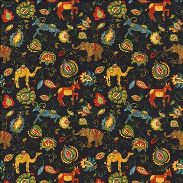 Menagerie Jungle by Kasmir Designer Fabric 1433 100% Cotton INDONESIA 15,000 Wyzenbeek Double Rubs H: 27 inches, V: 27 inches 54 - 55 - Swanky Fabrics - Kasmir