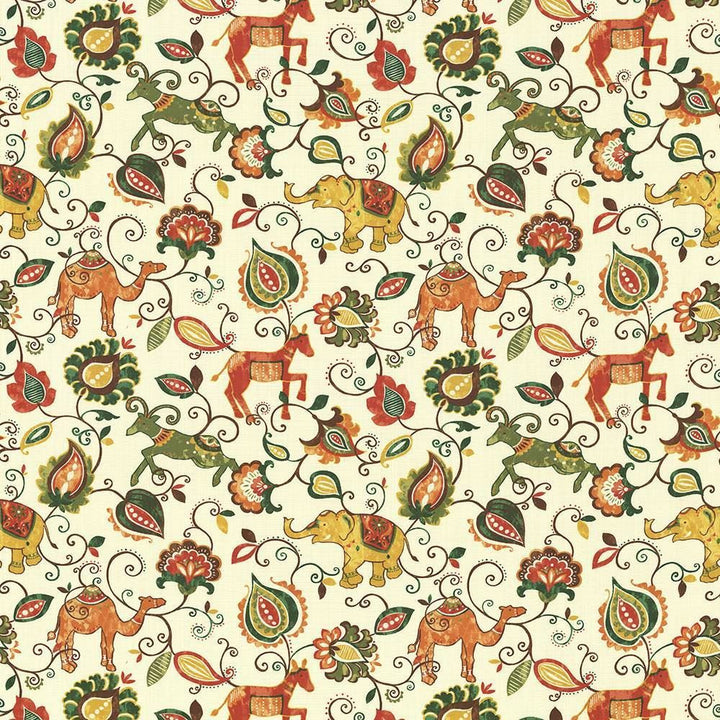 Menagerie Rodeo by Kasmir Designer Fabric See sample 100% Cotton
 INDONESIA 15,000 Wyzenbeek Double Rubs </p><p>Repeat: Horizontal: 27 inches and Vertical: 27 inches 54 - Swanky Fabrics -