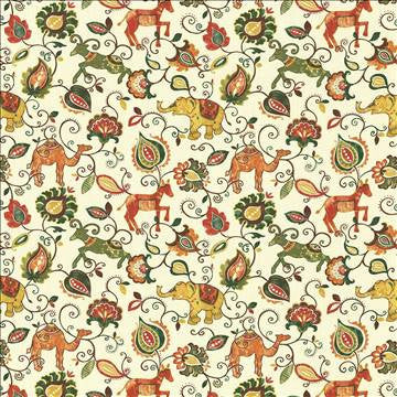 Menagerie Rodeo by Kasmir Designer Fabric 1434 100% Cotton INDONESIA 15,000 Wyzenbeek Double Rubs H: 27 inches, V: 27 inches 54 - 55 - Swanky Fabrics - Kasmir