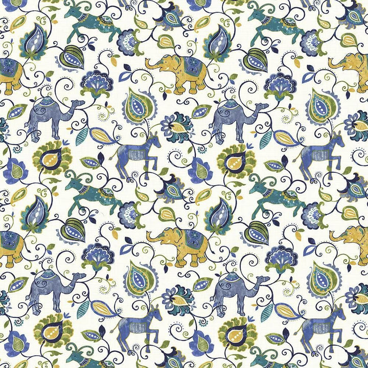 Menagerie Starlight by Kasmir Designer Fabric 1436 100% Cotton
 INDONESIA 15,000 Wyzenbeek Double Rubs </p><p>Repeat: Horizontal: 27 inches and Vertical: 27 inches 54 - Swanky Fabrics -