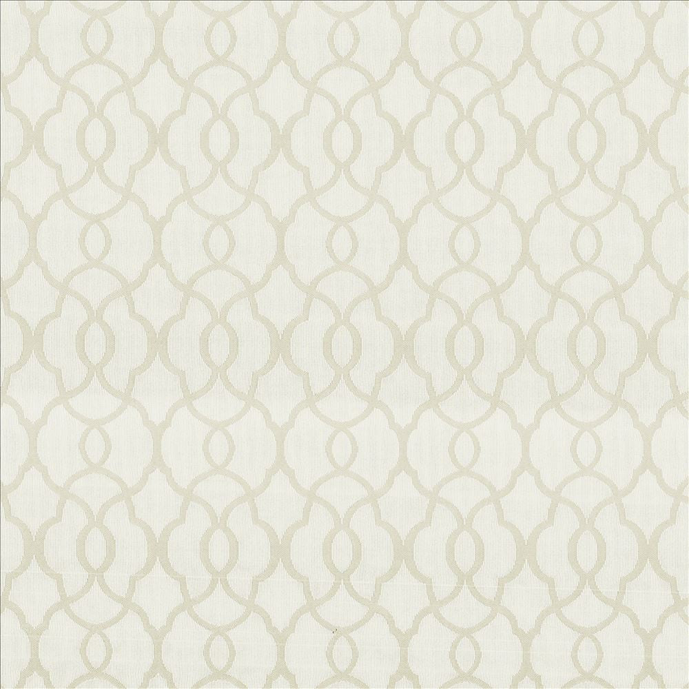 Mercantile Ivory by Kasmir Designer Fabric 5077 100% Polyester
 TURKEY Not Tested </p><p>Repeat: Horizontal: 5 1/8 inches and Vertical: 9 7/8 inches 56 - Swanky Fabrics -