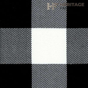 Metro Check Ebony by Roth & Tompkins Designer Fabric