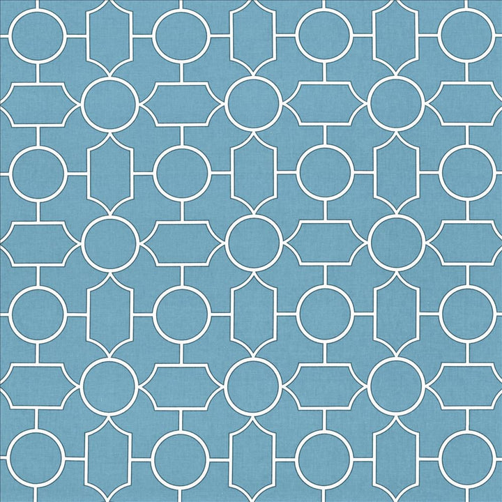 Mezzanine Peacock by Kasmir Designer Fabric 5082 100% Cotton
 TURKMENISTAN 30,000 Wyzenbeek Double Rubs </p><p>Repeat: Horizontal: 9 inches and Vertical: 9 inches 54 - Swanky Fabrics -