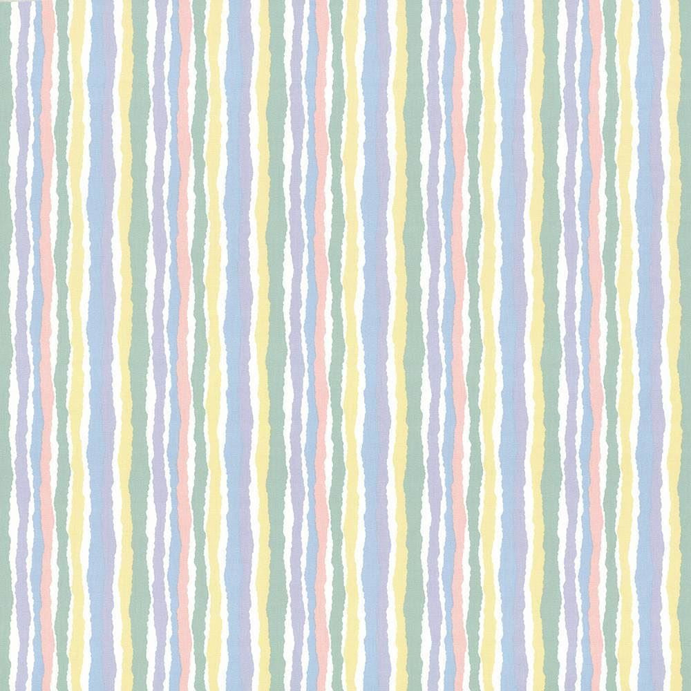 Midgy Stripe Pastel by Kasmir Designer Fabric 1445 100% Cotton TURKEY Not Tested Horizontal: 6 4/8 inches and Vertical: 12 5/8 inches 55 - Swanky Fabrics -