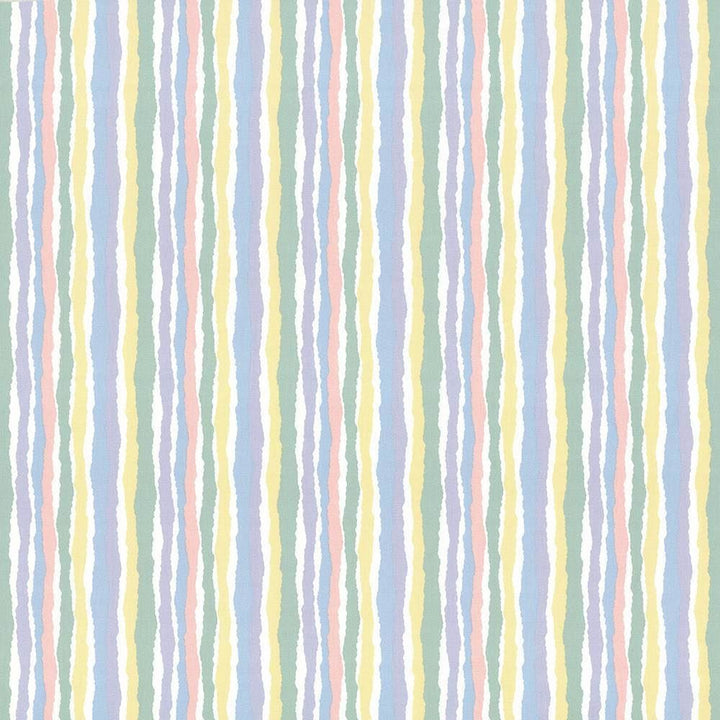 Midgy Stripe Pastel  by Kasmir Designer Fabric 1445 100% Cotton
 TURKEY Not Tested Horizontal: 6 4/8 inches and Vertical: 12 5/8 inches 55  - Swanky Fabrics -