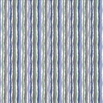 Midgy Stripe Roly Poly Blue by Kasmir Designer Fabric 1445 100% Cotton TURKEY Not Tested H: 6 4/8 inches, V: 12 5/8 inches 55 - Swanky Fabrics - Kasmir