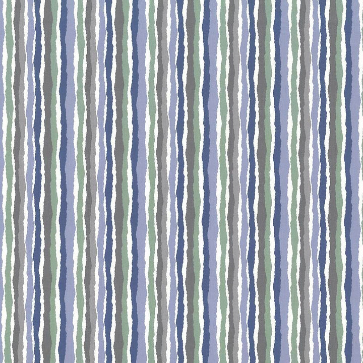 Midgy Stripe Roly Poly Blue by Kasmir Designer Fabric 1445 100% Cotton
 TURKEY </p><p>Repeat: Horizontal: 6 4/8 inches and Vertical: 12 5/8 inches 55 - Swanky Fabrics -