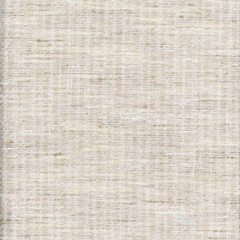 Milos White Linen by Heritage Fabric - 89% Polyester 11% Cotton - India - 54" - Fabric Carolina -