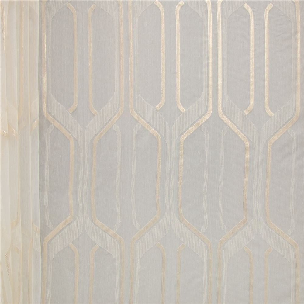 Mina Champagne  by Kasmir Designer Fabric 1465 100% Polyester
 TURKEY Not Tested Horizontal: 9 inches and Vertical: 22 4/8 inches 118  - Swanky Fabrics -