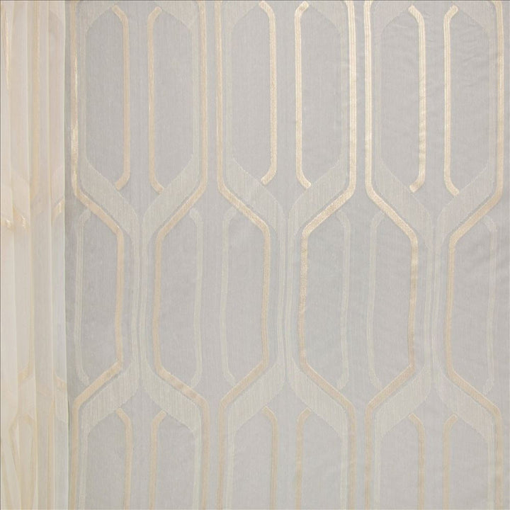 Mina Champagne by Kasmir Designer Fabric 1465 100% Polyester
 TURKEY Not Tested </p><p>Repeat: Horizontal: 9 inches and Vertical: 22 4/8 inches 118 - Swanky Fabrics -