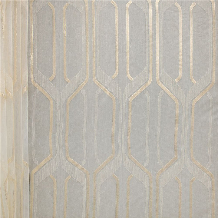 Mina Champagne by Kasmir Designer Fabric 1465 100% Polyester
 TURKEY </p><p>Repeat: Horizontal: 9 inches and Vertical: 22 4/8 inches 118 - Swanky Fabrics -