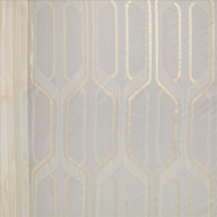 Mina Champagne by Kasmir Designer Fabric See sample 100% Polyester
 TURKEY Not Tested </p><p>Repeat: Horizontal: 9 inches and Vertical: 22 4/8 inches 118 - Swanky Fabrics -