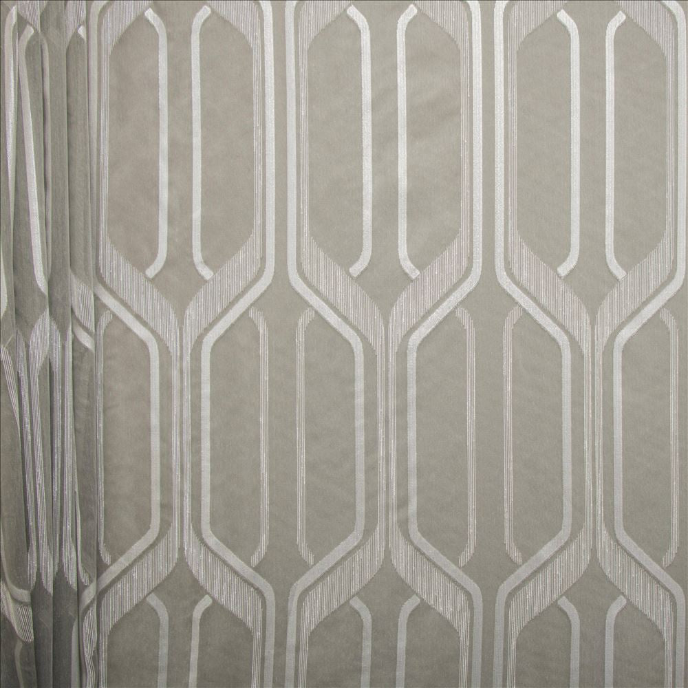 Mina Smoke by Kasmir Designer Fabric 1465 100% Polyester
 TURKEY Not Tested </p><p>Repeat: Horizontal: 9 inches and Vertical: 22 4/8 inches 118 - Swanky Fabrics -