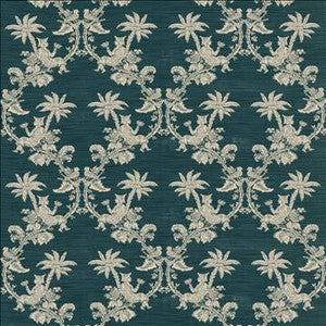 Ming Garden Prussian by Kasmir Designer Fabric