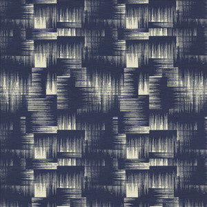 Miracle Mile Navy by Kasmir Designer Fabric
