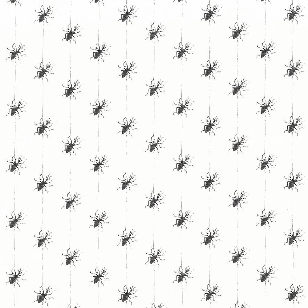 Miss Spider Spider Web  by Kasmir Designer Fabric 1445 100% Cotton
 TURKEY Not Tested Horizontal: 9 1/8 inches and Vertical: 6 3/8 inches 55  - Swanky Fabrics -