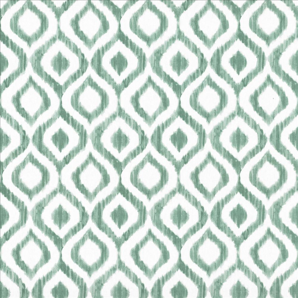 Mod Dreams Ocean Breeze by Kasmir Designer Fabric 5114 100% Cotton TURKMENISTAN 15,000 Wyzenbeek Double Rubs Horizontal: 13 4/8 inches and Vertical: 18 inches 54 - 55 - Swanky Fabrics -