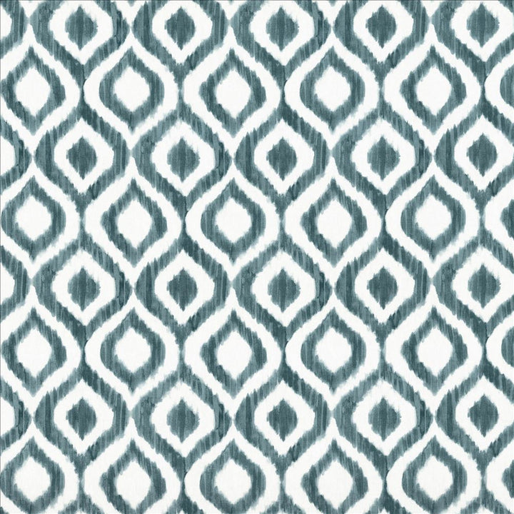 Mod Dreams Rainstorm by Kasmir Designer Fabric 5115 100% Cotton TURKMENISTAN 15,000 Wyzenbeek Double Rubs Horizontal: 13 4/8 inches and Vertical: 18 inches 54 - 55 - Swanky Fabrics -