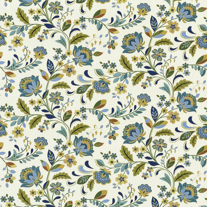 Mon Ami Breeze by Kasmir Designer Fabric 5065 100% Cotton PAKISTAN 15,000 Wyzenbeek Double Rubs Horizontal: 54.00 inches and Vertical: 25 2/8 inches 54 - 55 - Swanky Fabrics -