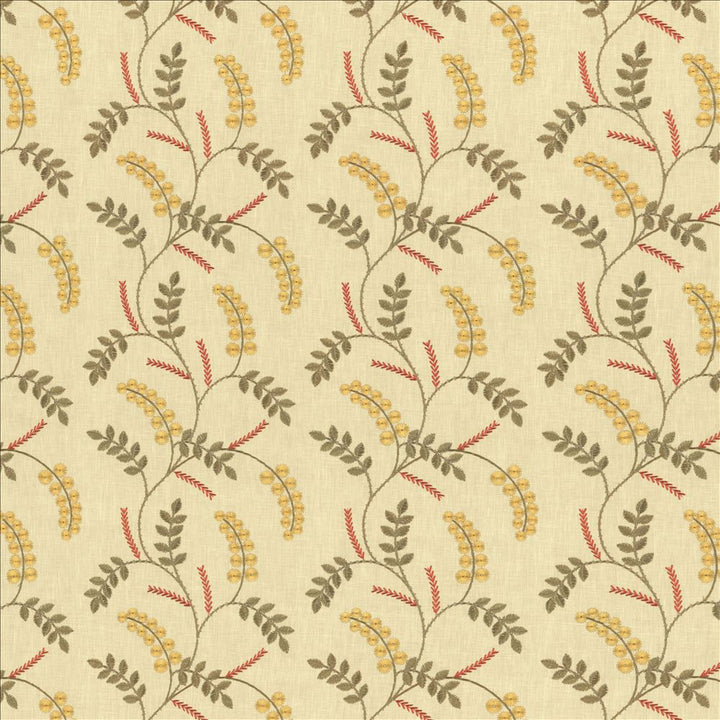 Morwenna Meadow by Kasmir Designer Fabric 1468 52% Cotton
48% Polyester
 INDIA </p><p>Repeat: Horizontal: 8 5/8 inches and Vertical: 9 1/8 inches 52 - Swanky Fabrics -