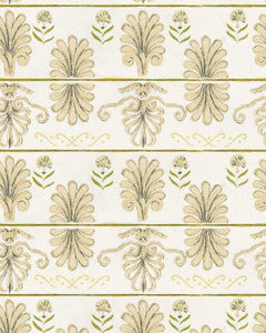 Mind The Gap Wallpaper MYKONOS VILLA MOTIF Taupe Wallpaper (WP30042)