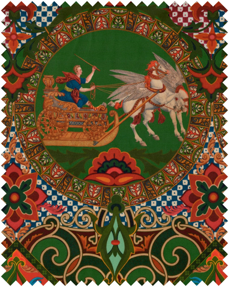 Mythology velvet fabric by Mind the Gap (FB00123), swatch