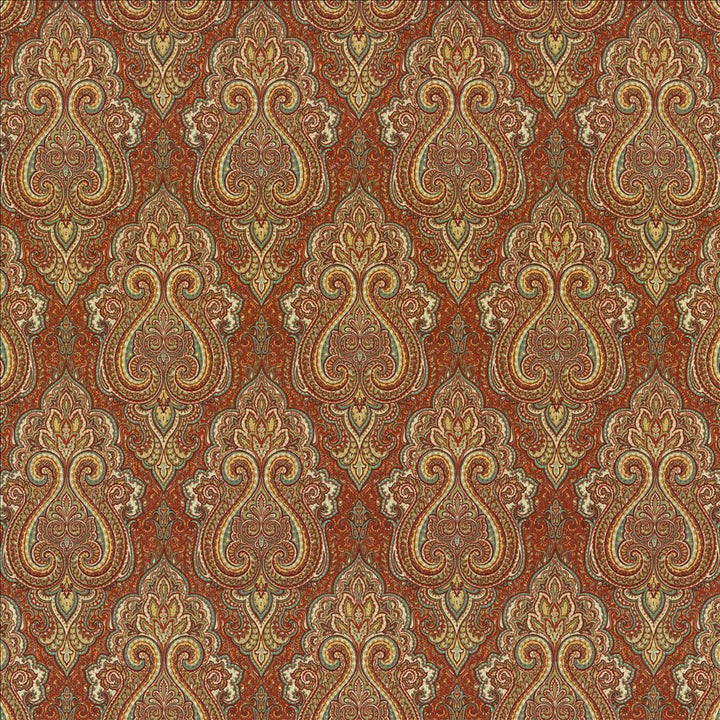 Nagina Cayenne by Kasmir Designer Fabric 5121 100% Cotton
 UAE </p><p>Repeat: Horizontal: 9 inches and Vertical: 17 4/8 inches 54 - 55 - Swanky Fabrics -
