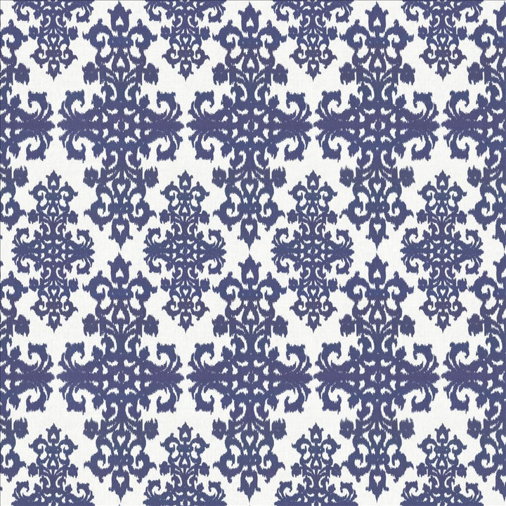Namaskar Blue by Kasmir Designer Fabric 5115 100% Linen
 POLAND 12,500 Wyzenbeek Double Rubs </p><p>Repeat: Horizontal: 18 inches and Vertical: 36 inches 54 - Swanky Fabrics -