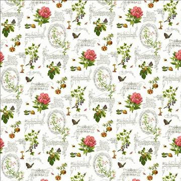 Nature Walk Limestone by Kasmir Designer Fabric 5106 100% Cotton PERU 15,000 Wyzenbeek Double Rubs H: 26 4/8 inches, V: 26 inches 54 - Swanky Fabrics - Kasmir