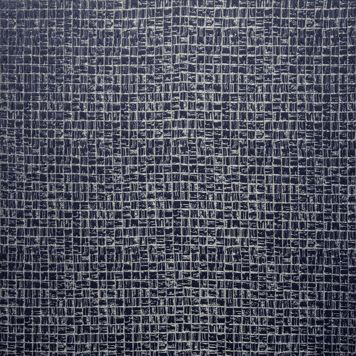 Nemours Indigo  by Kasmir Designer Fabric 5145 100% Polyester
 INDIA Not Tested Horizontal: 3/8 inches and Vertical: 3/8 inches 54  - Swanky Fabrics -