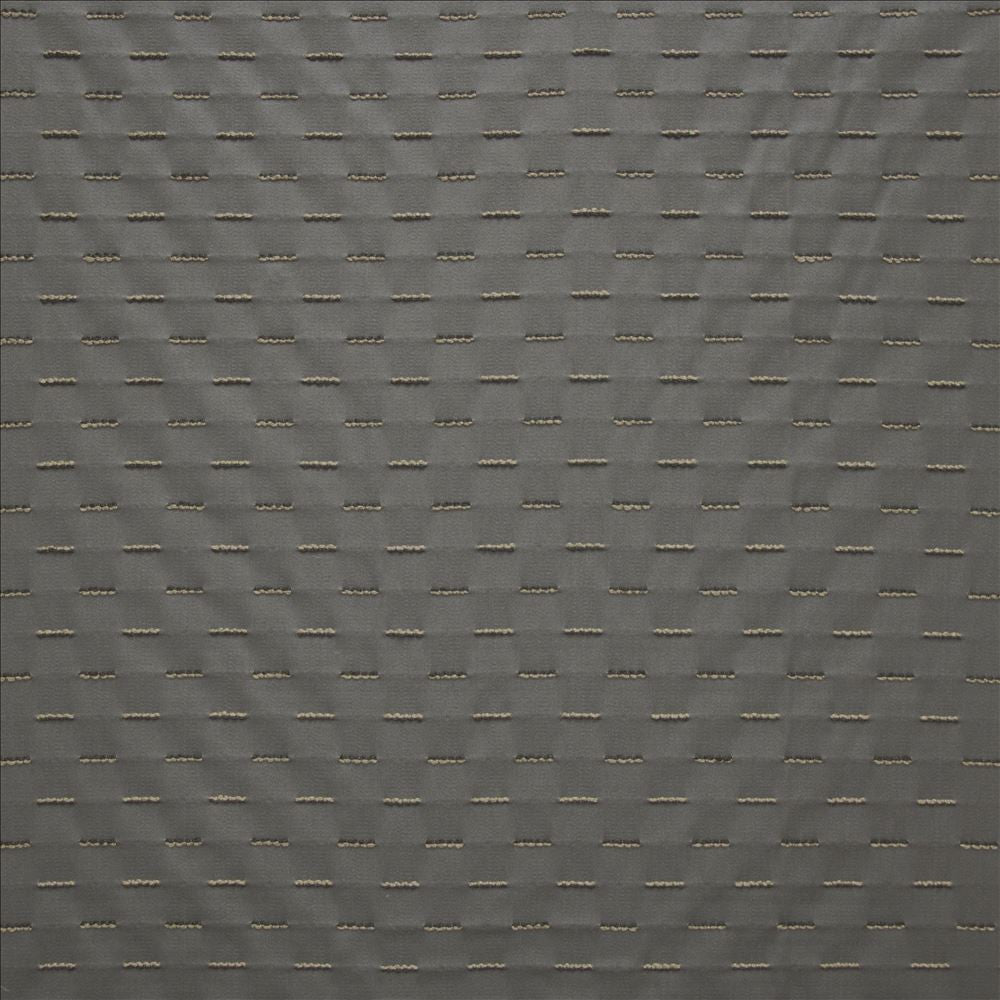 Neo Charcoal by Kasmir Designer Fabric 1451 73% Rayon
27% Polyester
 CHINA 20,000 Wyzenbeek Double Rubs </p><p>Repeat: Horizontal: 1 3/8 inches and Vertical: 1 2/8 inches 55 - Swanky Fabrics -