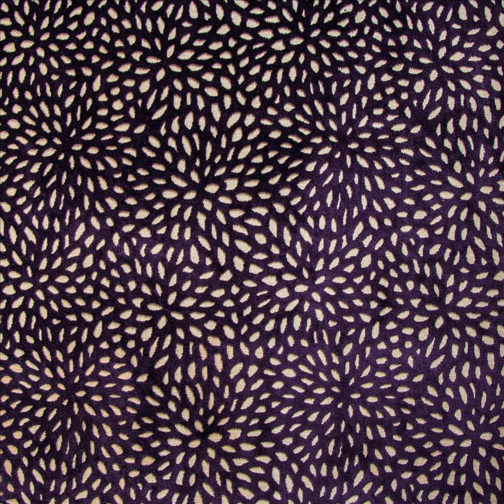 Nesting Plum by Kasmir Designer Fabric 5146 60% Polyester 40% Viscose CHINA 24,000 Wyzenbeek Double Rubs Horizontal: 9 7/8 inches and Vertical: 8 3/8 inches 55 - Swanky Fabrics -