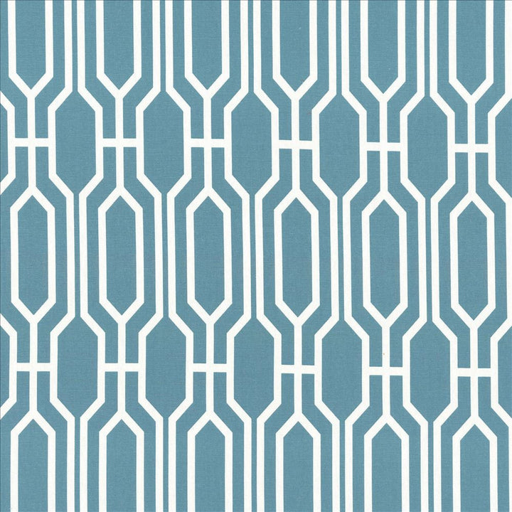 Nickerson Peacock  by Kasmir Designer Fabric 5089 100% Cotton
 USA 30,000 Wyzenbeek Double Rubs Horizontal: 3 3/8 inches and Vertical: 9 inches 54  - Swanky Fabrics -