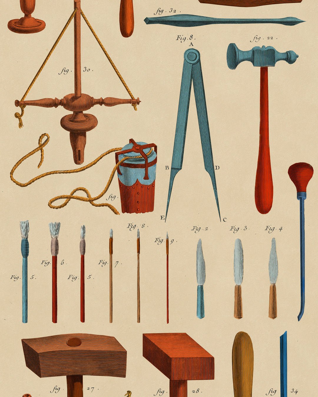 Old Tools wallpaper by Mind the Gap (WP20599), swatch