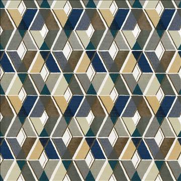 Oblivion Cosmic by Kasmir Designer Fabric 5107 100% Polyester CHINA 51,000 Wyzenbeek Double Rubs H: 9 inches, V: 17 inches 56 - Swanky Fabrics - Kasmir