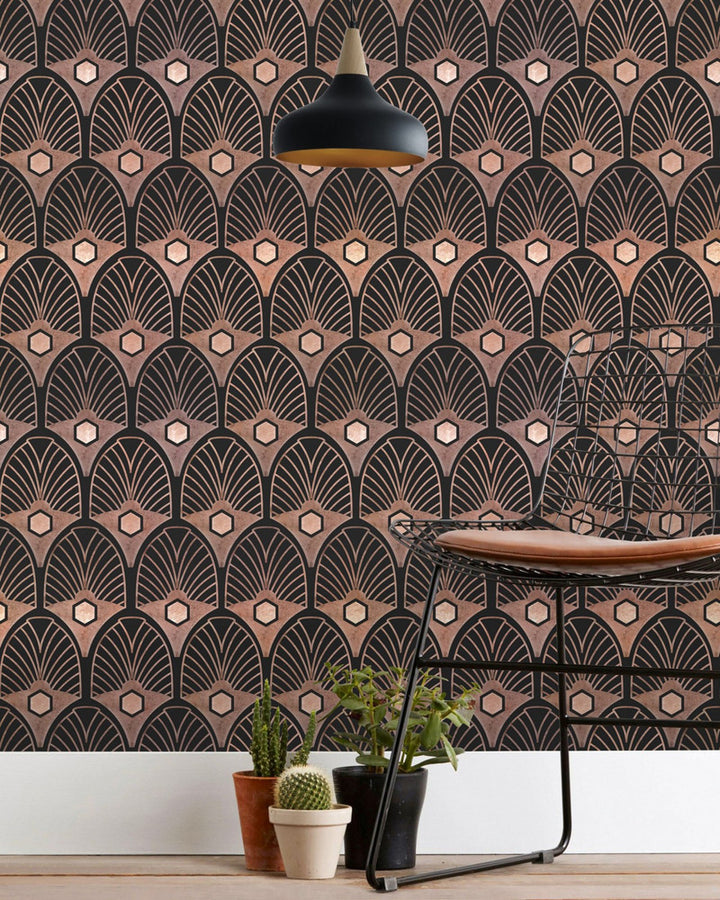 Obsession by Mind the Gap Designer Wallpaper PREMIUM DESIGNER WALLPAPER COLLECTION Non-woven Made in Europe Paste the wall 3 rolls x 20.5 x 3.25 yards - Swanky Fabrics -