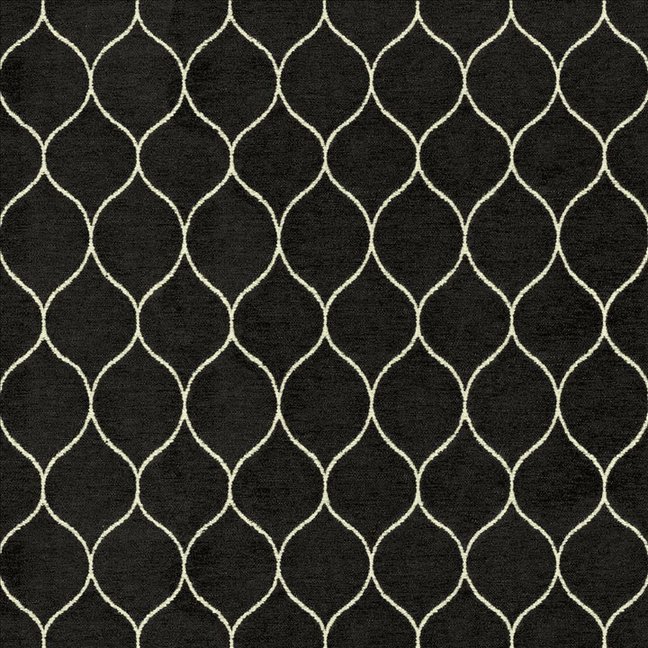 Oh Geez Onyx by Kasmir Designer Fabric 1451 85% Polyester
15% Cotton
 CHINA </p><p>Repeat: Horizontal: 2 inches and Vertical: 3 inches 54 - Swanky Fabrics -