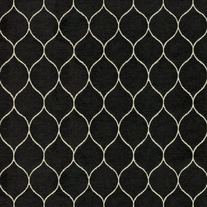 Oh Geez Onyx  by Kasmir Designer Fabric 1451 85% Polyester
15% Cotton
 CHINA 50,000 Wyzenbeek Double Rubs Horizontal: 2 inches and Vertical: 3 inches 54  - Swanky Fabrics -