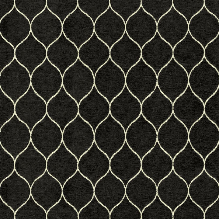 Oh Geez Onyx by Kasmir Designer Fabric 1451 85% Polyester
15% Cotton
 CHINA 50,000 Wyzenbeek Double Rubs </p><p>Repeat: Horizontal: 2 inches and Vertical: 3 inches 54 - Swanky Fabrics -