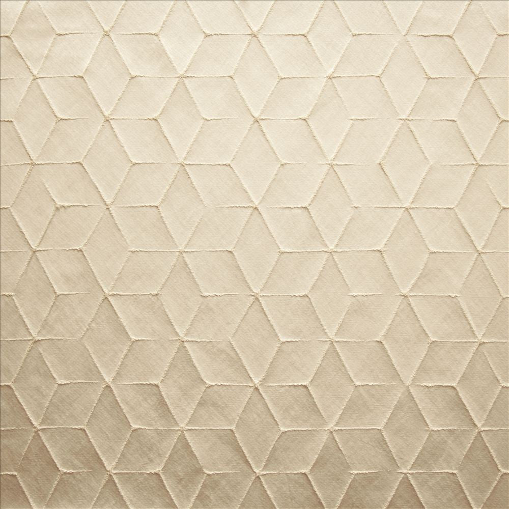 On The Rocks Ivory  by Kasmir Designer Fabric 1460 100% Polyester
 CHINA 15,000 Wyzenbeek Double Rubs Horizontal: 4 4/8 inches and Vertical: 5 4/8 inches 54  - Swanky Fabrics -