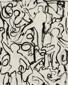 Mind The Gap Wallpaper ON THE STAGE Monochrome Wallpaper (WP30092)